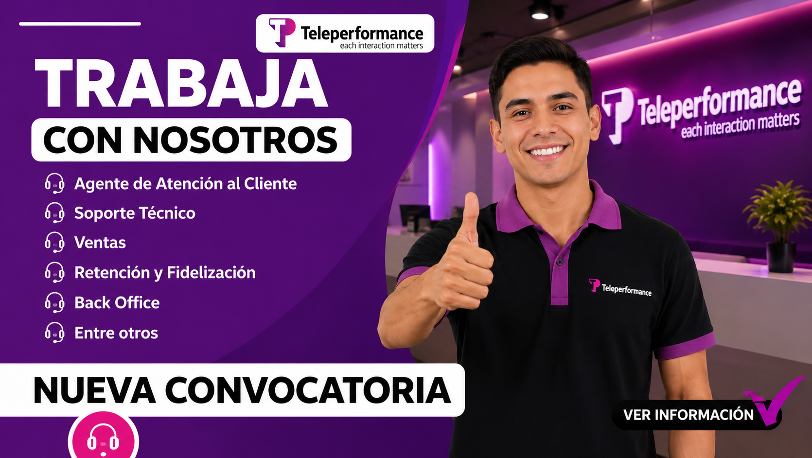 Empleos Formales y Convocatorias Laborales en Teleperformance