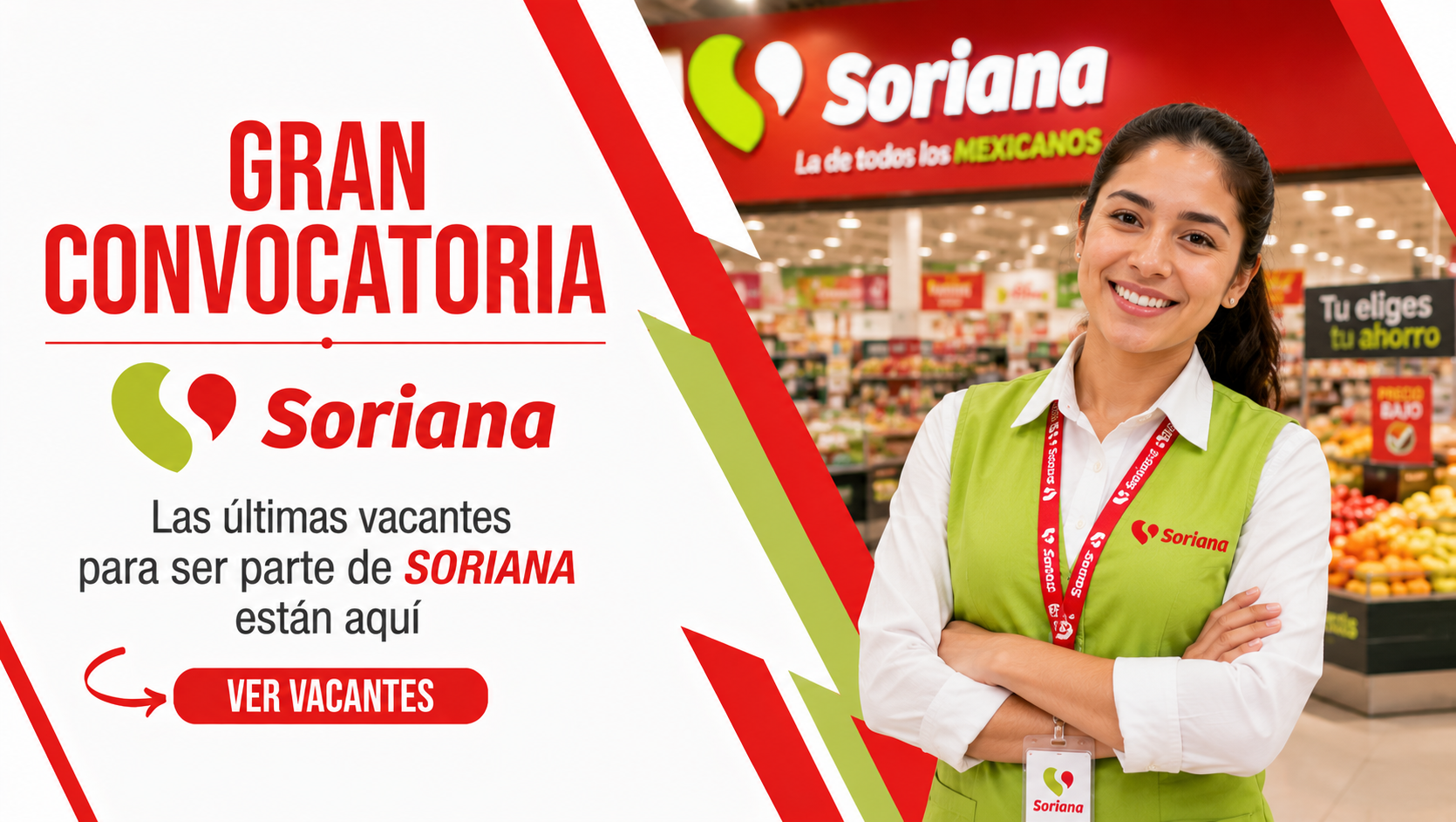 Trabaja en Soriana  con Vacantes Actualizadas