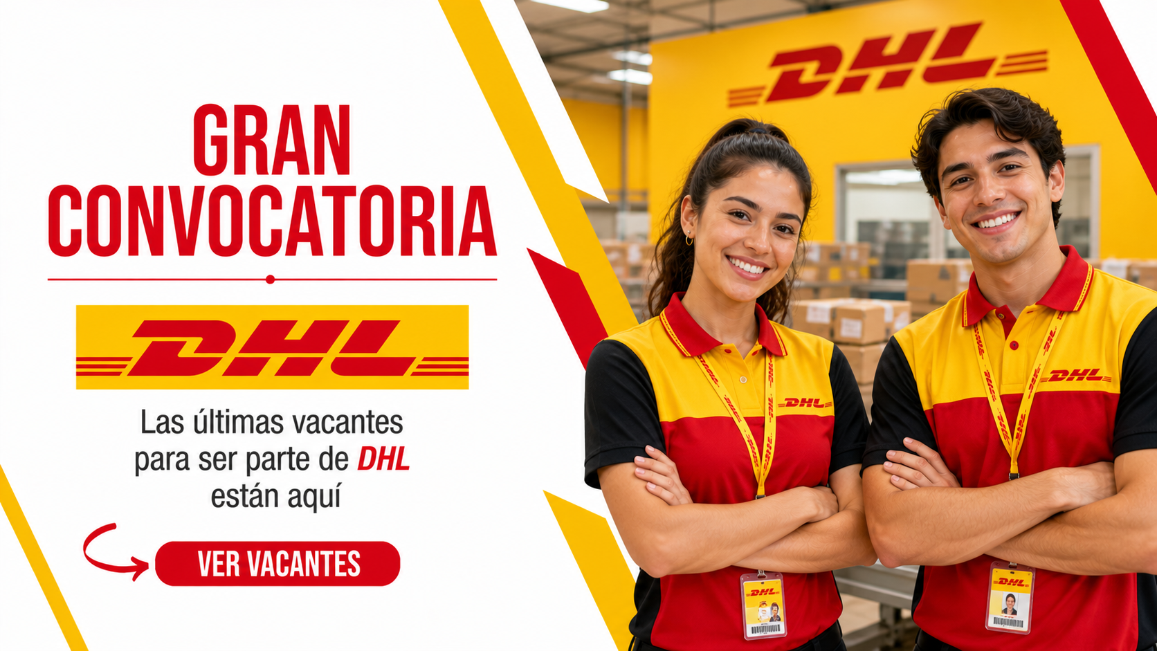 Nuevas Vacantes de DHL  para Reparto y Atención al Cliente