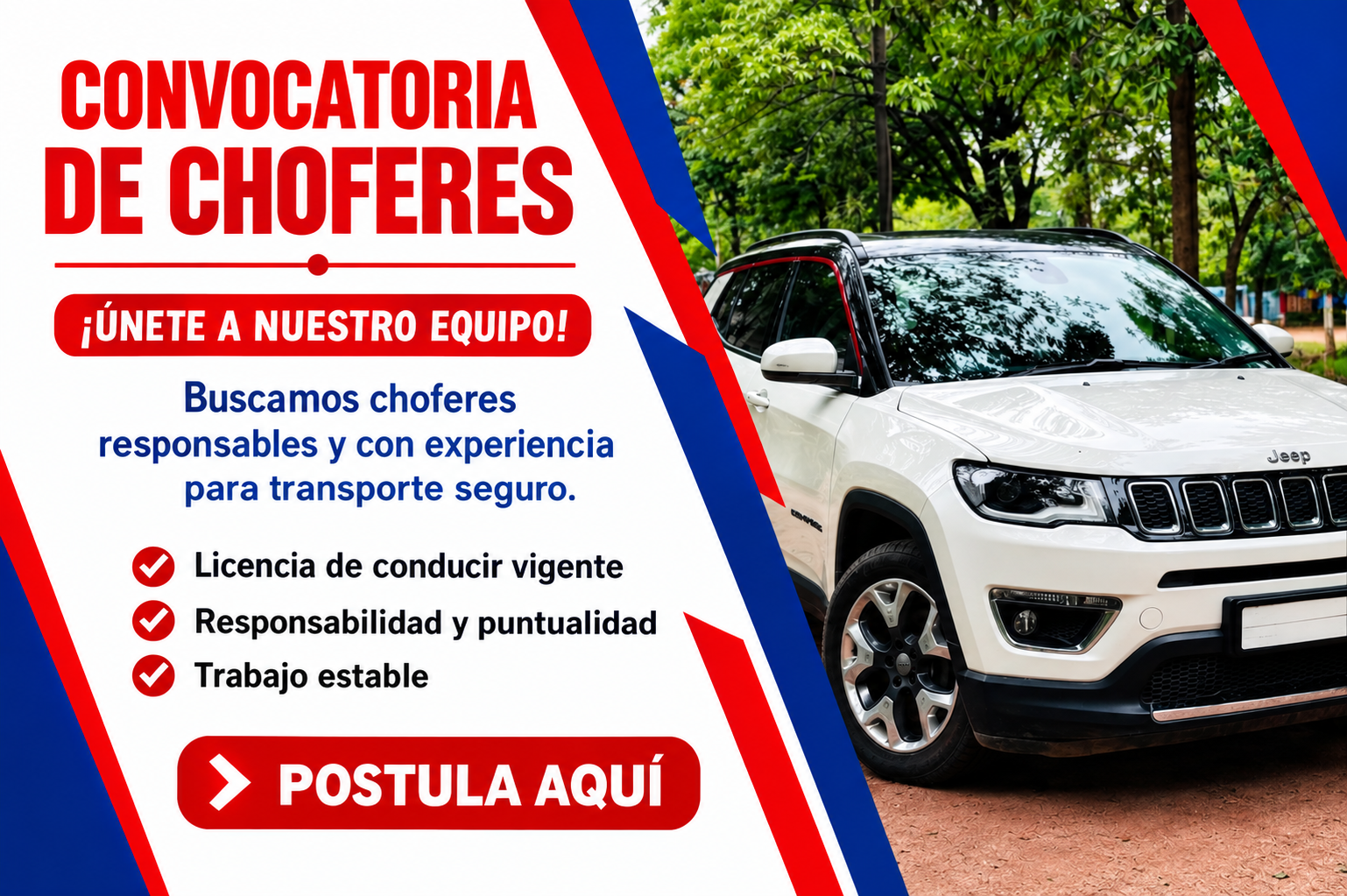 Vacantes para Choferes: Requisitos, Beneficios y Cómo Postular