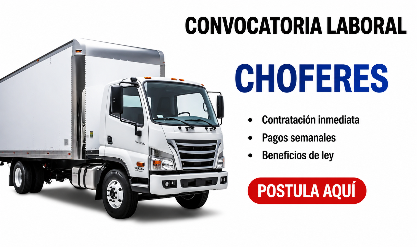 Oportunidad Laboral para Chofer de Camión: Postula Ahora