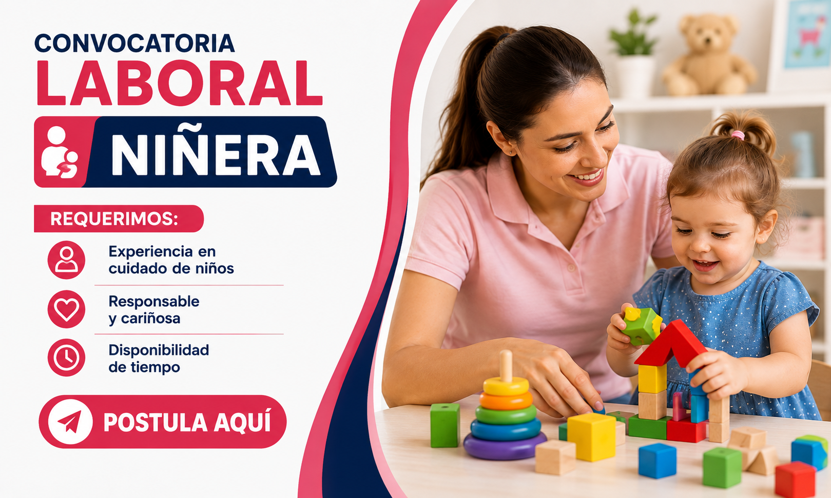 Niñeras: Vacantes de Trabajo Disponibles