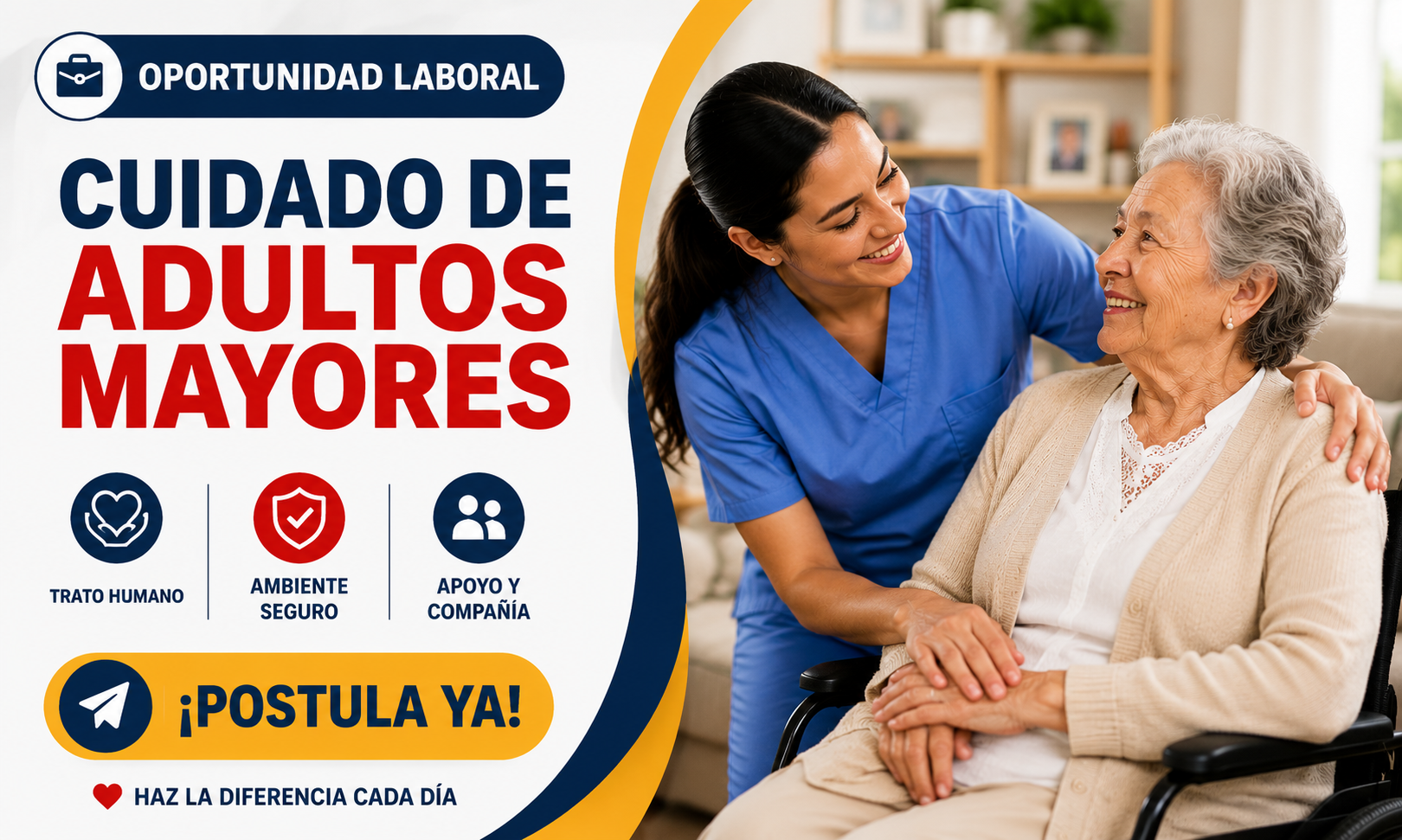 Cuidado de Adultos Mayores: Vacantes Disponibles